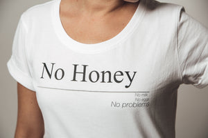 No Honey Shirt - weiß